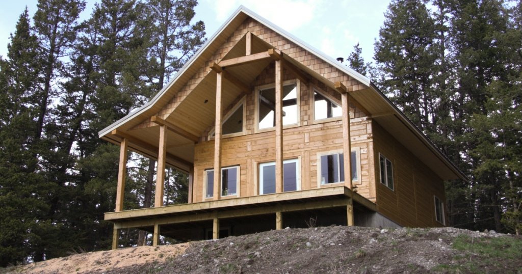 Timber frame homes - High pitch